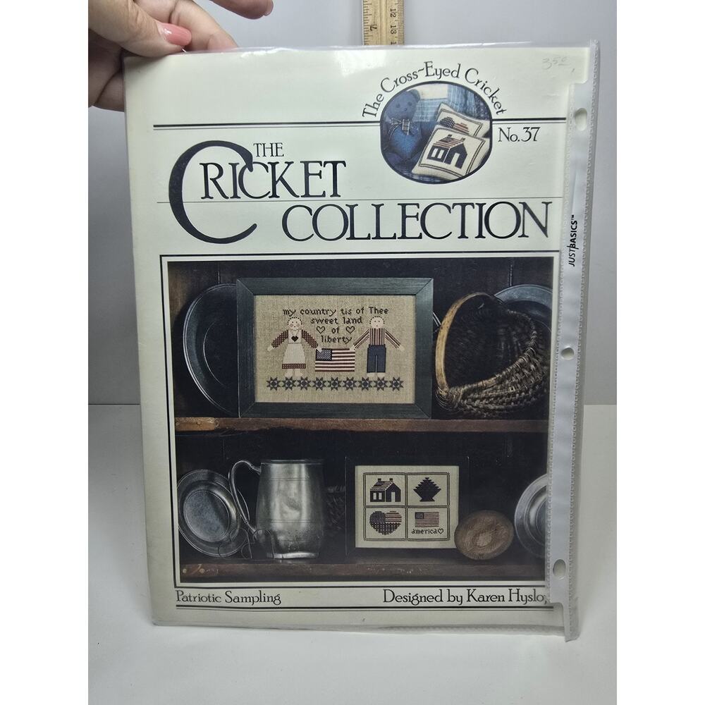 THE CRICKET COLLECTION - Counted Cross Stitch Chart - No. 37 PATRIOTIC SAMPLING